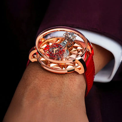 Astronomia Revolution Four-Axis Tourbillon 47mm Rose Gold, Sapphire Manual Winding AT180.40.AB.AA.A