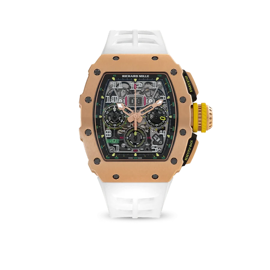 RM 11-03 18K Rose Gold, Skeleton Dial, 44 mm