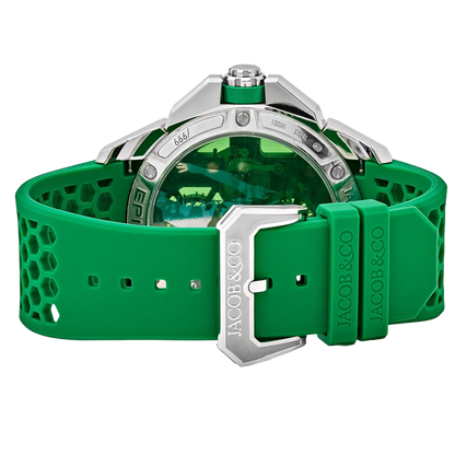 Epic X CR7 44mm Heart of CR7 Stainless Steel Green on Strap EX120.10.AD.AA.ABRUA