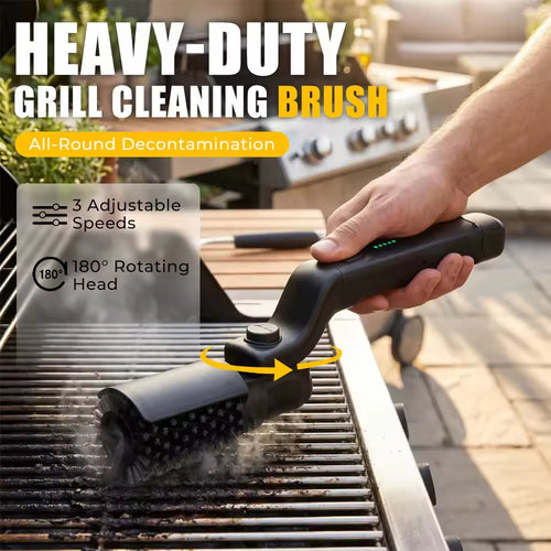 Electric Grill Brush – Cordless Rotary BBQ Cleaner