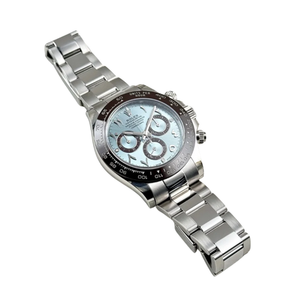 Daytona 116506 Platinum Ice Blue Arabic Dial 40mm