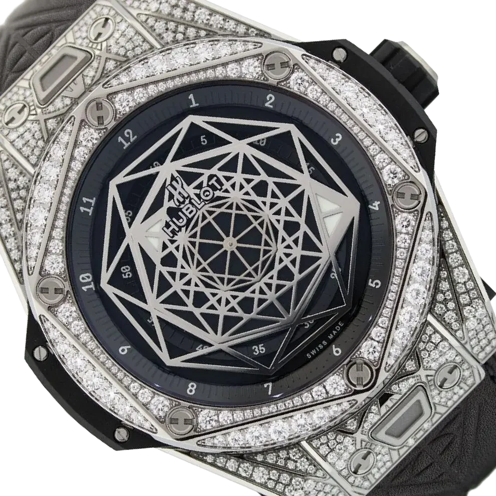 Big Bang Sang Bleu Diamond Titanium 45mm 415.NX.1112.VR.1704.MXM17