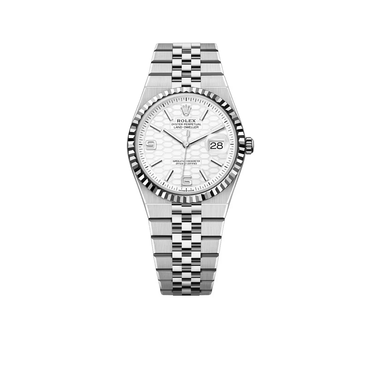 Land-Dweller 36 mm  Oystersteel White Gold M127334-0001