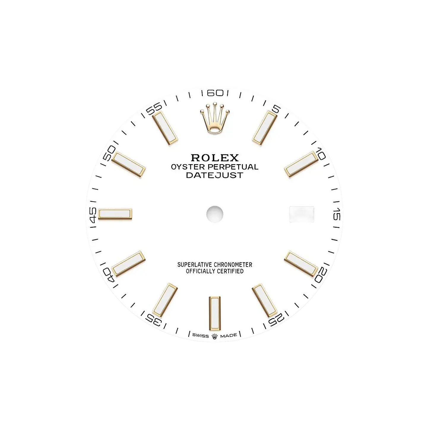 Datejust 41mm White Dial, Yellow Roleso 126333-0015