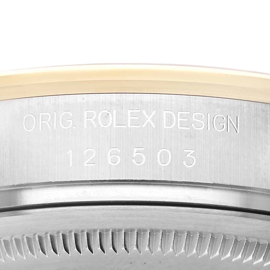 Daytona Steel Yellow Gold Champagne Dial Mens Watch 126503